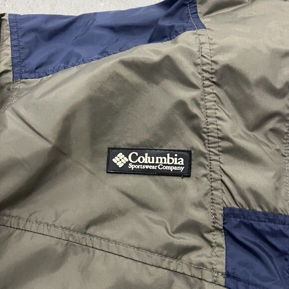 Columbia‎ Youth Size 14/16 Gray and Blue Windbreaker - Picture 3 of 5